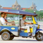 Tuk tuk is the most popular mean of transportation in Cambodia