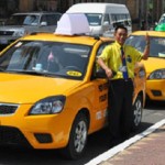 You can catch any kinds of taxi in many tourist areas in Cambodia