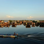 Floating village at Tonle Sap Lake