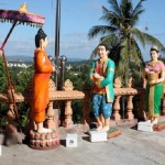 A statue in Wat Krom, Cambodia