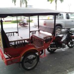 Tuk tuk in Phnom Penh