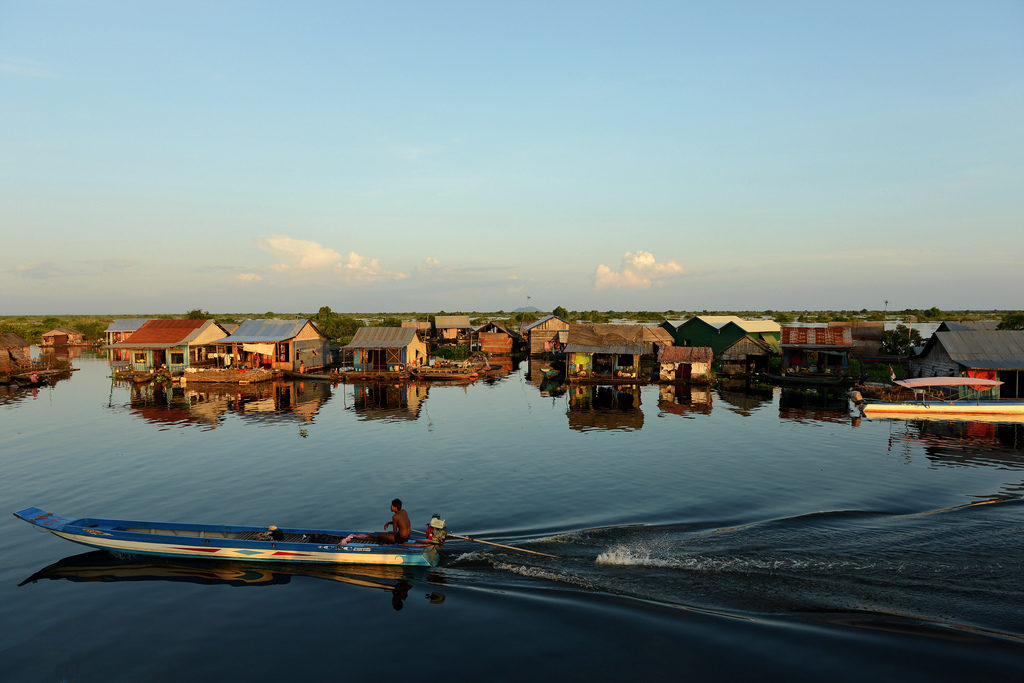 The peace of Tonle Sap in Siem Reap