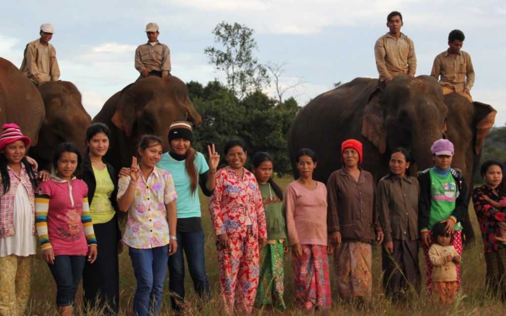 The local Bunong staff and elephants await you at Elephant Valley Project Mondulkiri